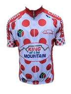 Mens King Of The Mountain Cycling Shirt Front (background removed)