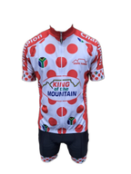 Mens King Of The Mountain Cycling Shirt Outfit (background removed)