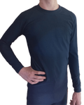 Mens Long Sleeve Thermal Top Navy (background removed)
