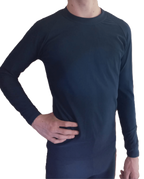 Mens Long Sleeve Thermal Top Navy (background removed)
