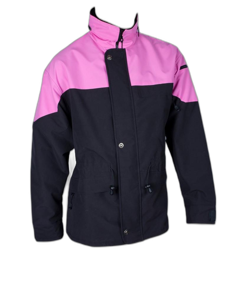 Mens Snow Ski Jacket Black Pink (background removed)