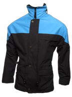 Mens Snow Ski Jacket Blue Black (background removed)