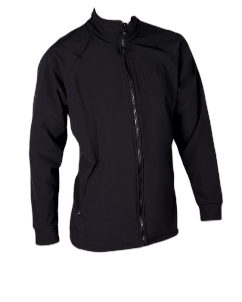 Mens Soft Shell Jacket Black (background removed)