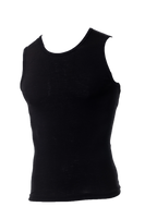 Mens Thermal Undervest Black (background removed)