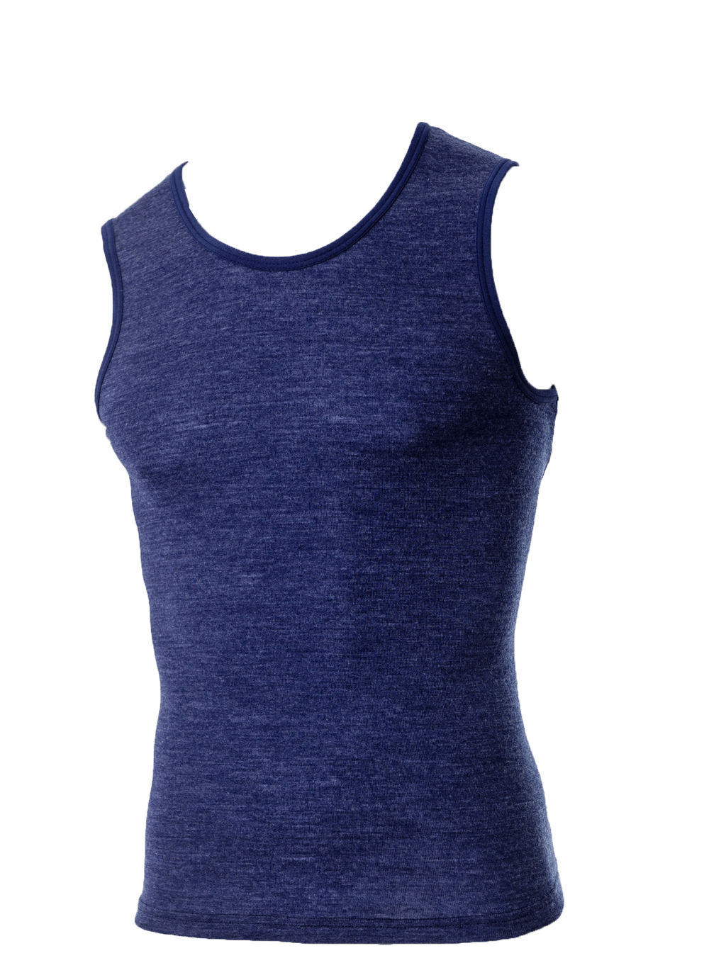 Mens Thermal Undervest Blue (background removed)