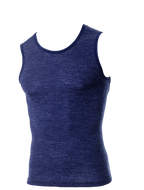 Mens Thermal Undervest Blue (background removed)