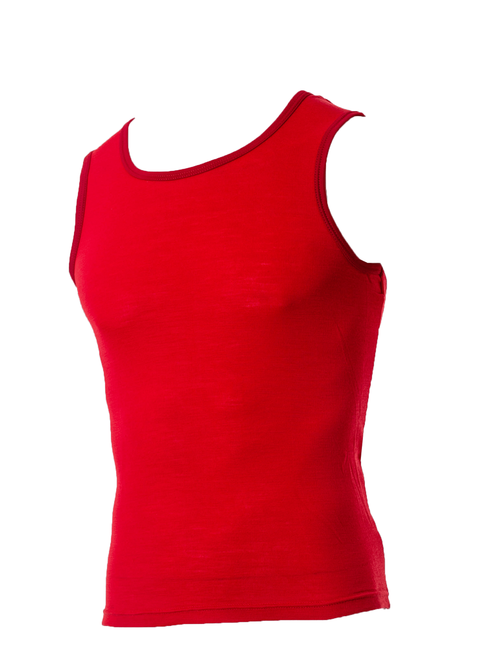 Mens Thermal Undervest Red (background removed)