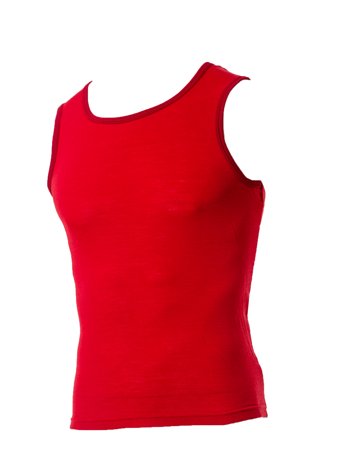 Mens Thermal Undervest Red (background removed)