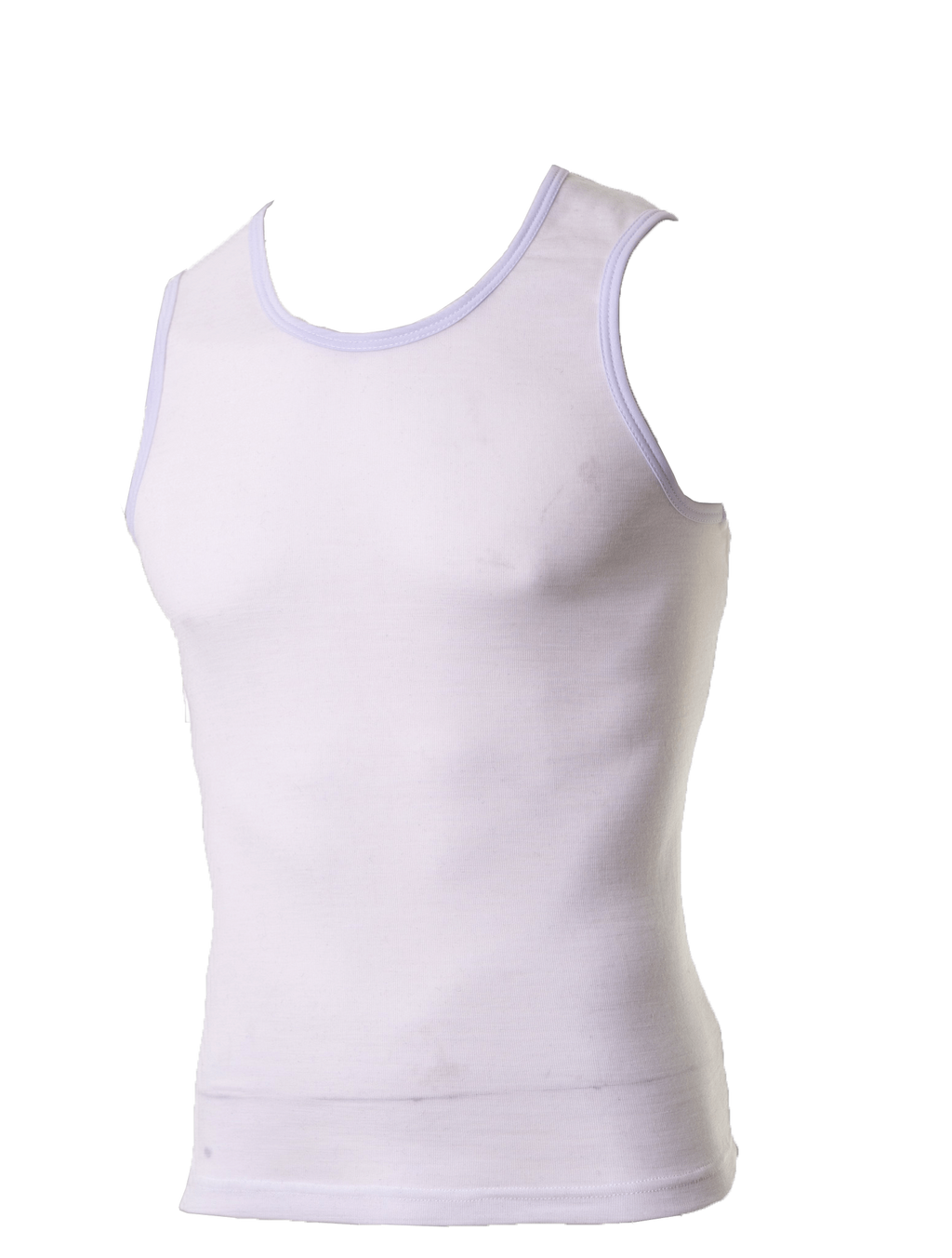Mens Thermal Undervest White (background removed)