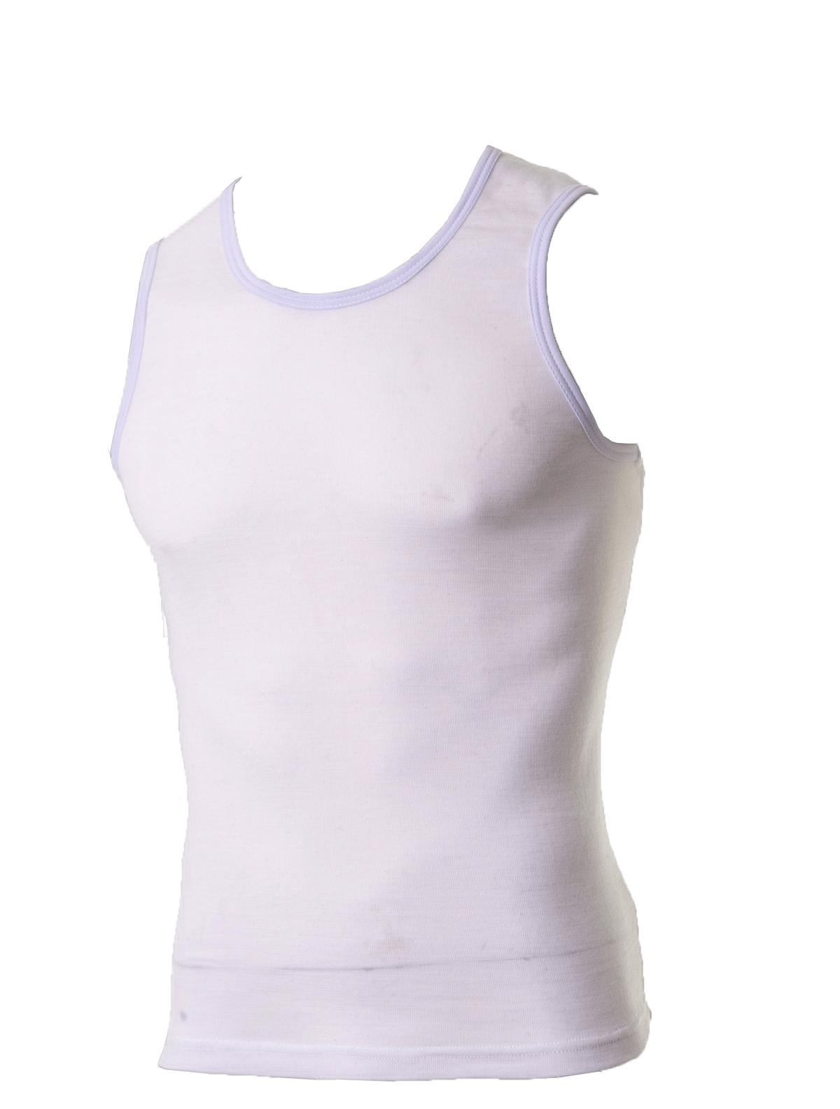 Mens Thermal Undervest White (background removed)
