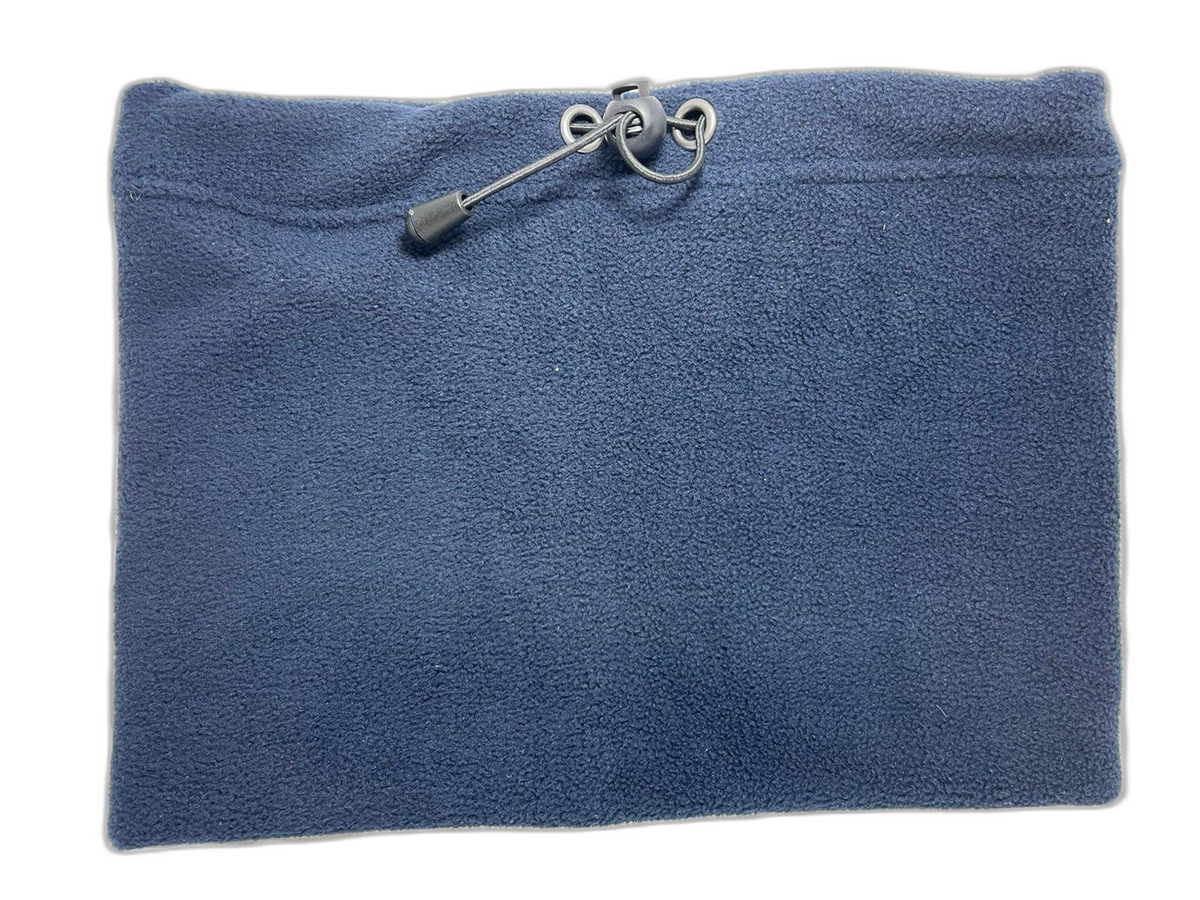 Neck Warmer Navy Blue (background removed)