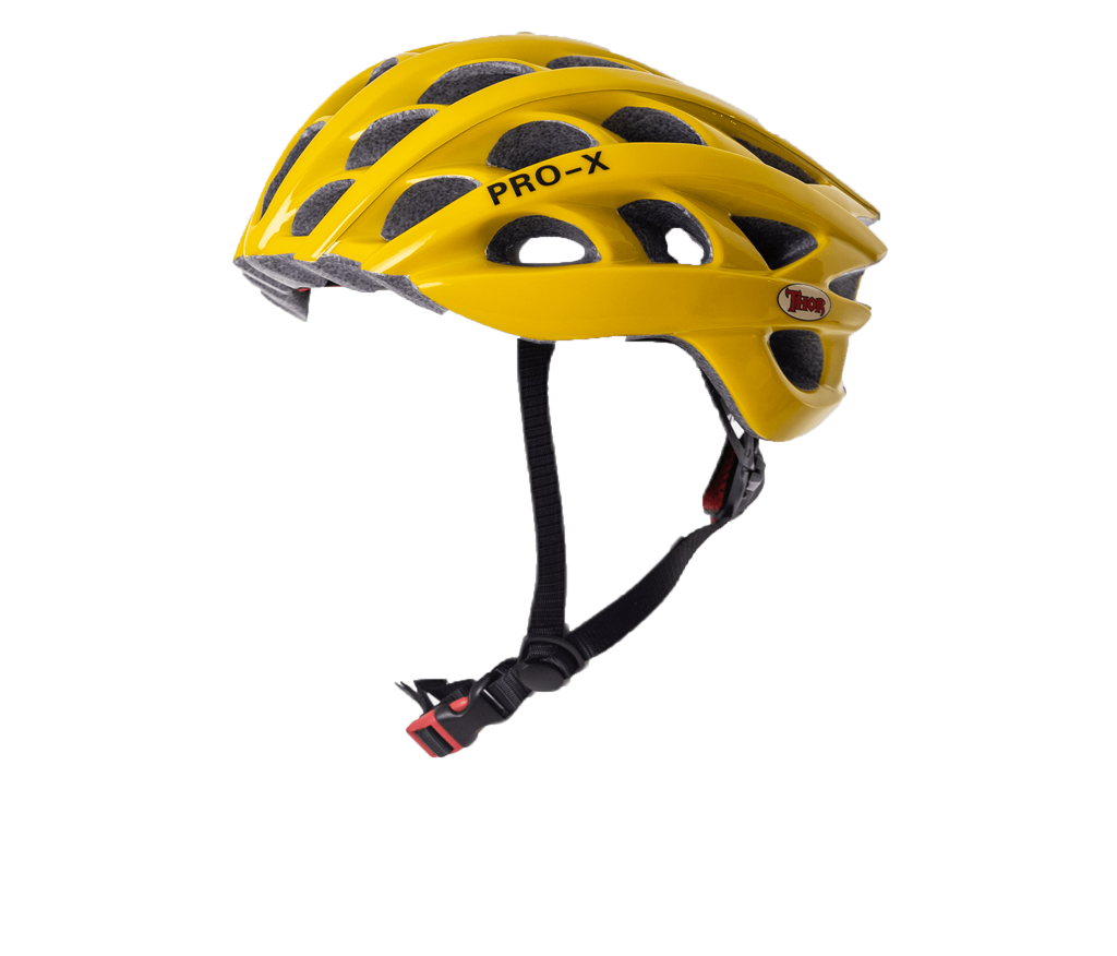 Pro X Cycling Helmet Yellow (background removed)