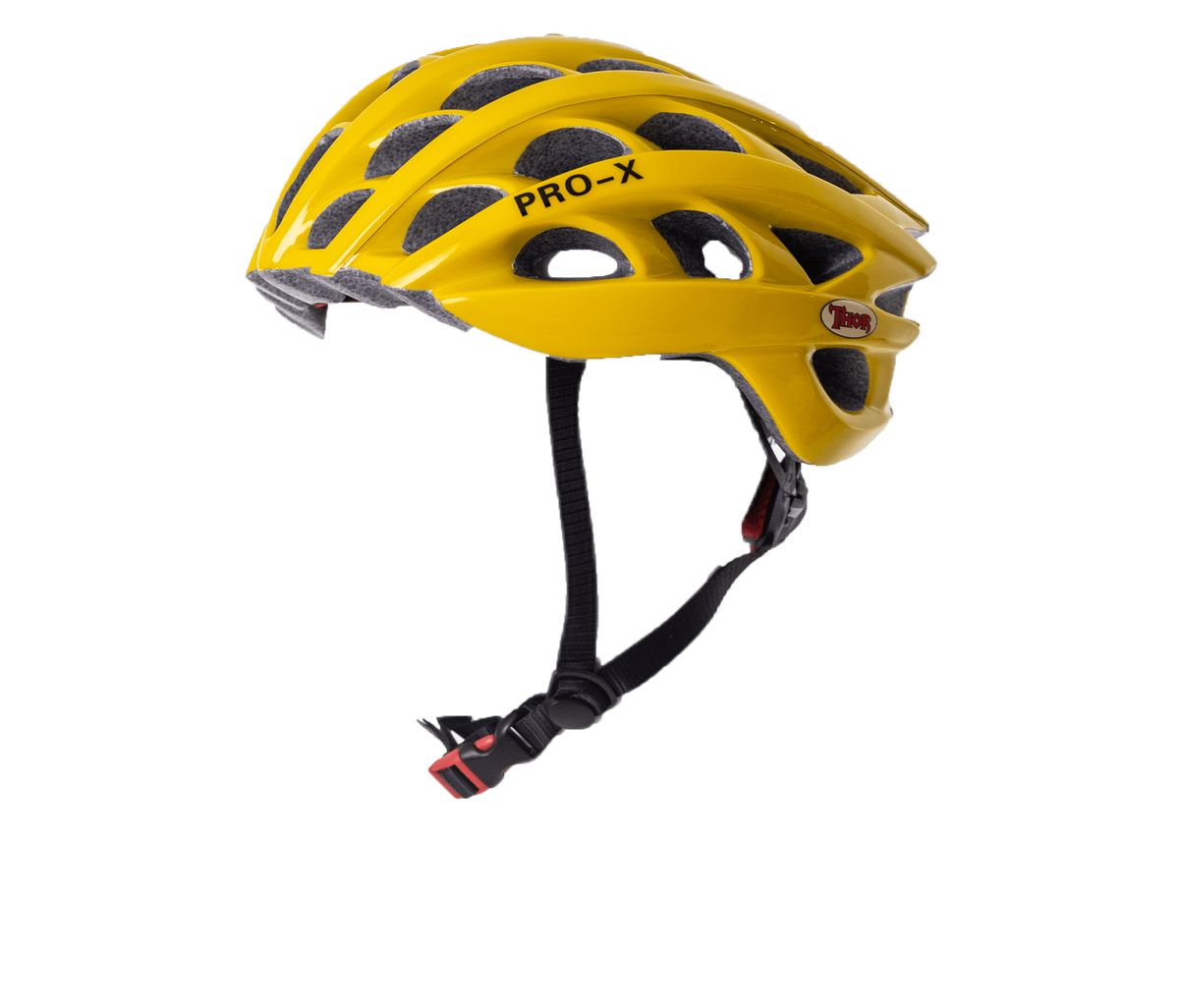 Pro X Cycling Helmet Yellow (background removed)