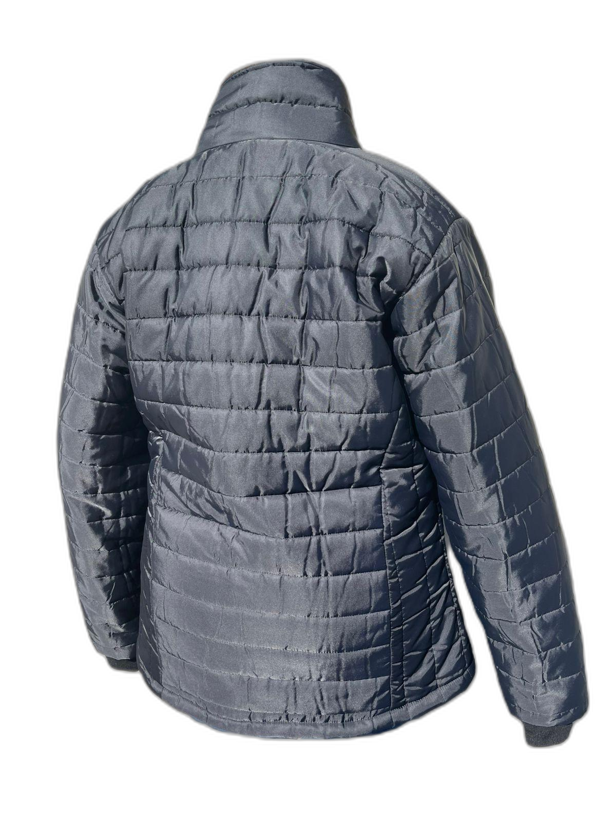 Puffer Jacket Black Back (background removed)