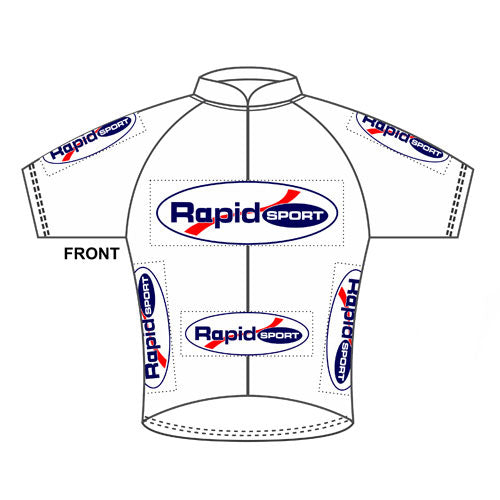 Cycling shirt design template