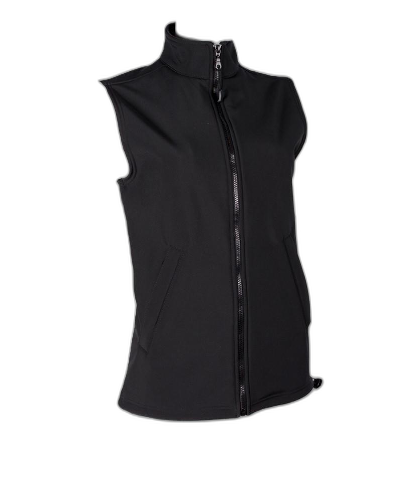 Soft Shell Sleeveless Body Warmer Black (background removed)