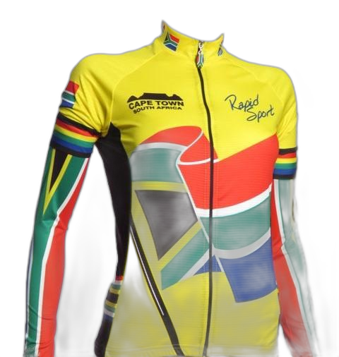South African Flag Arm Warmers (background removed)