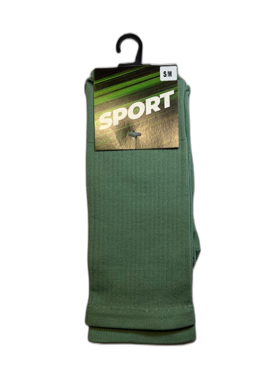 Sports Socks Olive (background removed)