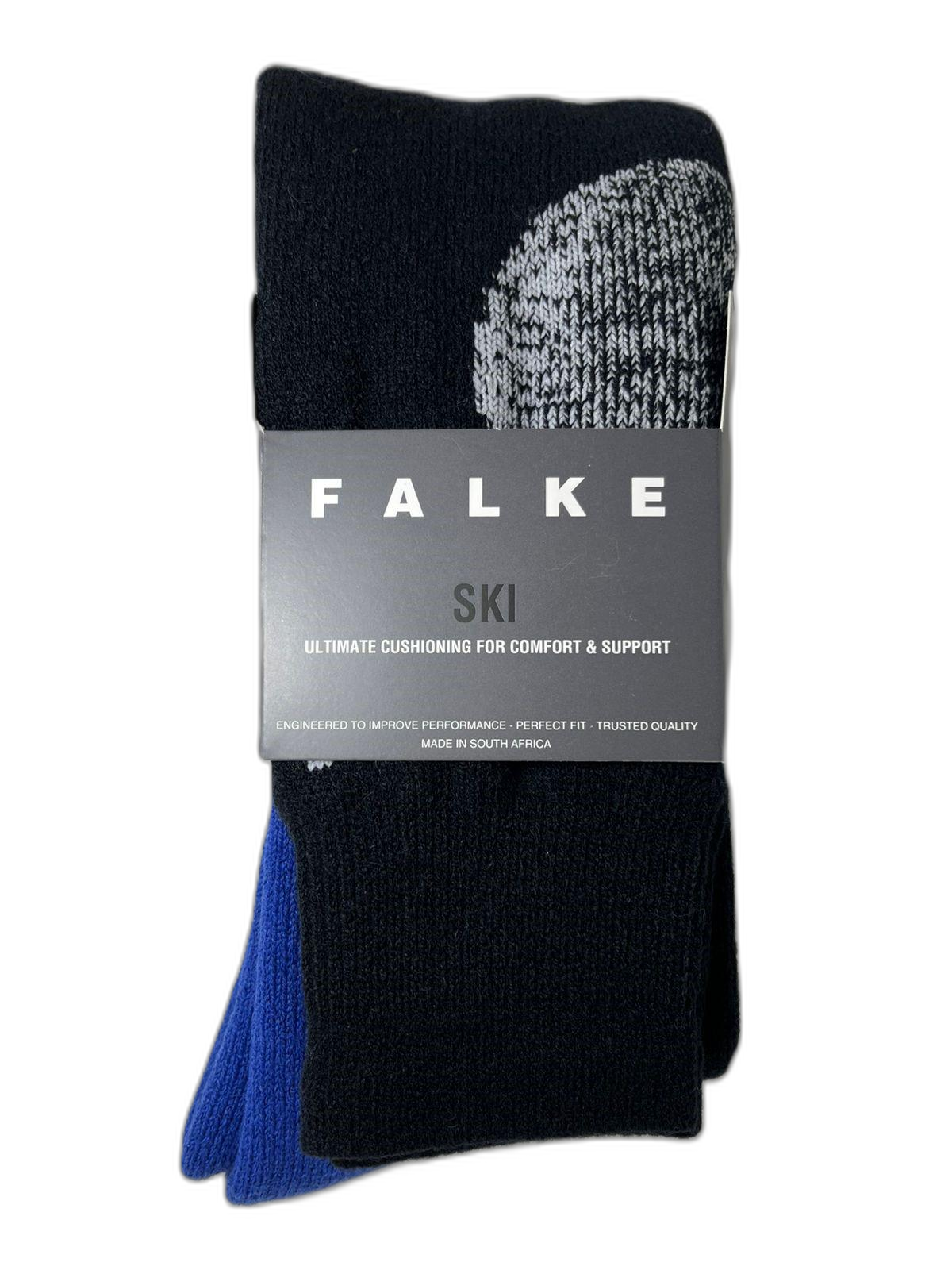 Thermal Ski Socks Black (background removed)