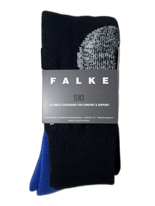 Thermal Ski Socks Black (background removed)