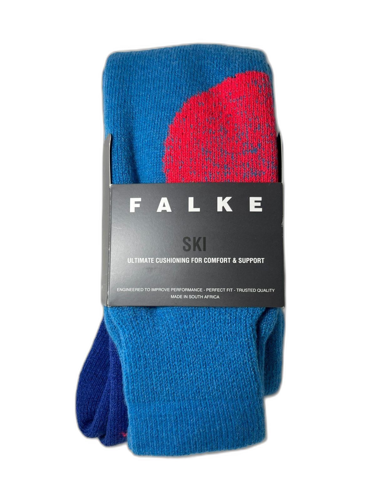 Thermal Ski Socks Blue (background removed)