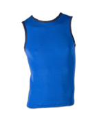 Thermal Vest Mens Blue (background removed)