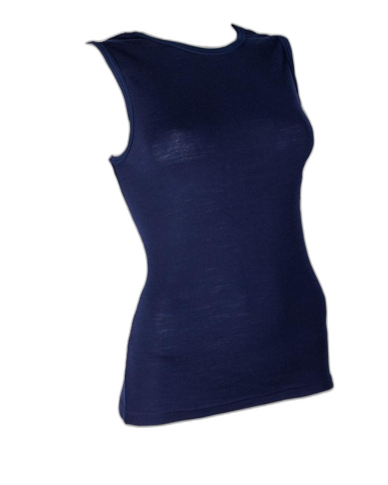 Thermal Vest Women Navy (background removed)