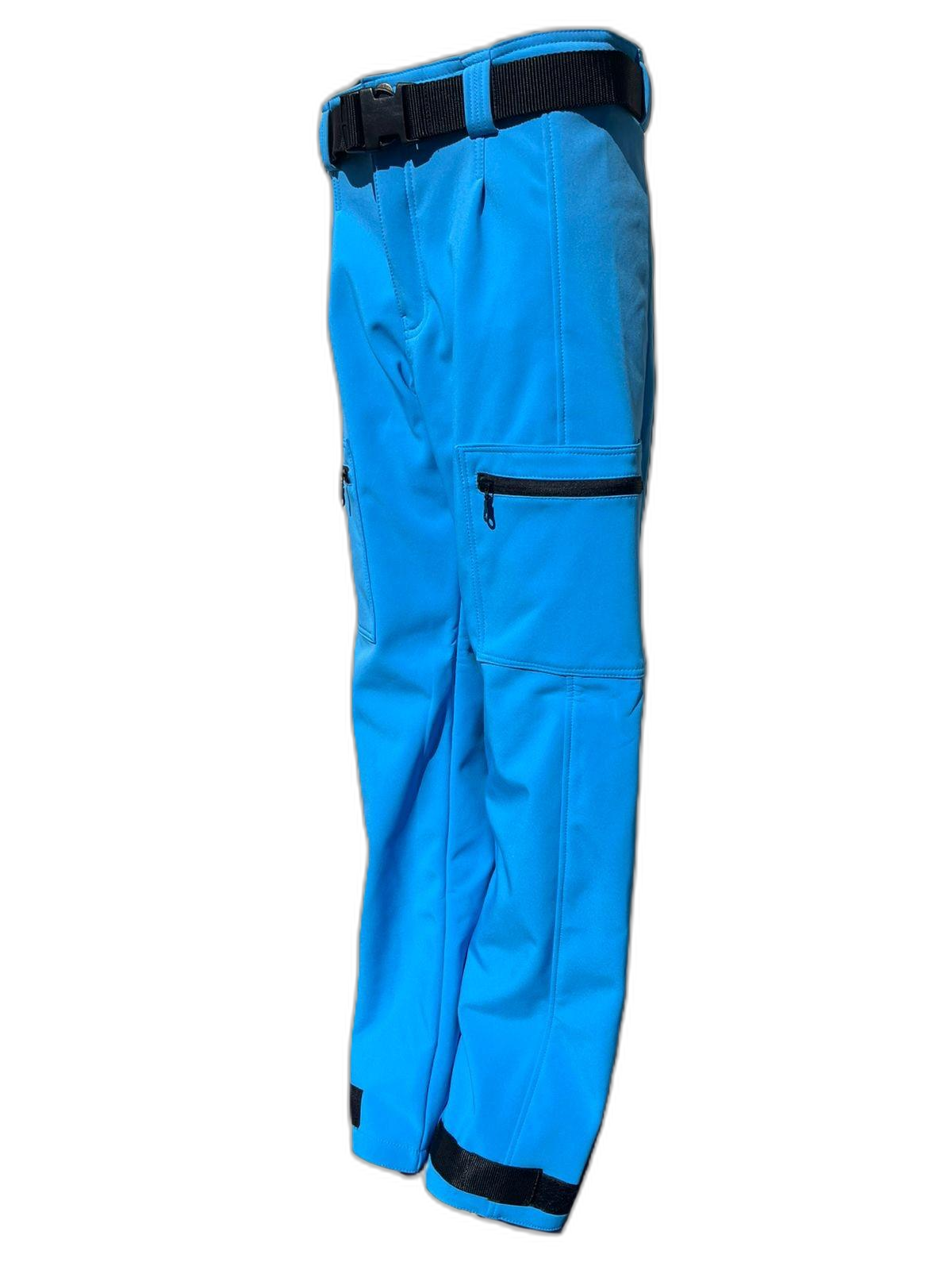 Womens Powder Blue Ski Pants (background removed)