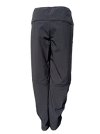Womens Ski Pants Black Softshell Back (background removed)