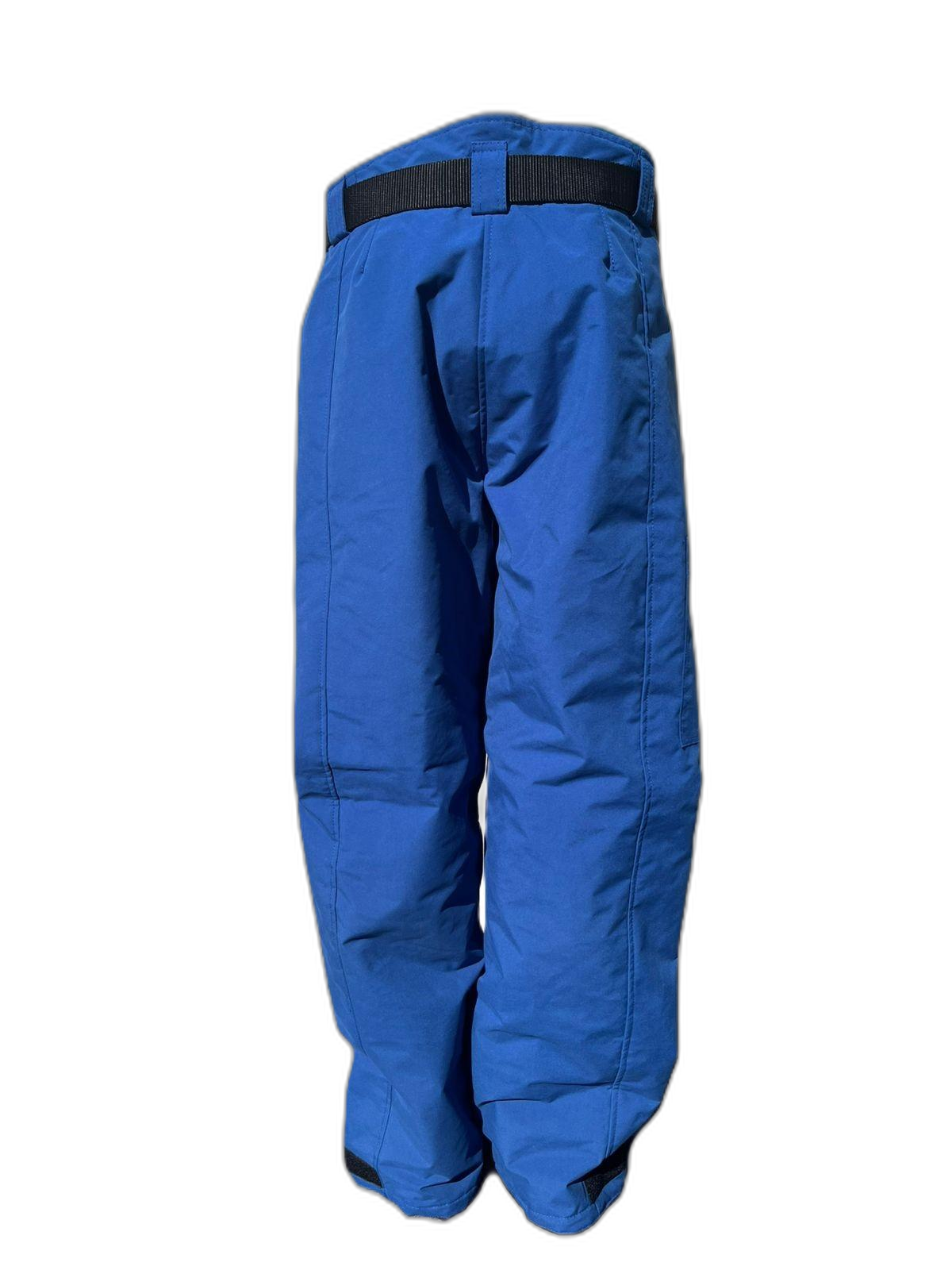 Womens Ski Pants Blue Back (background removed)