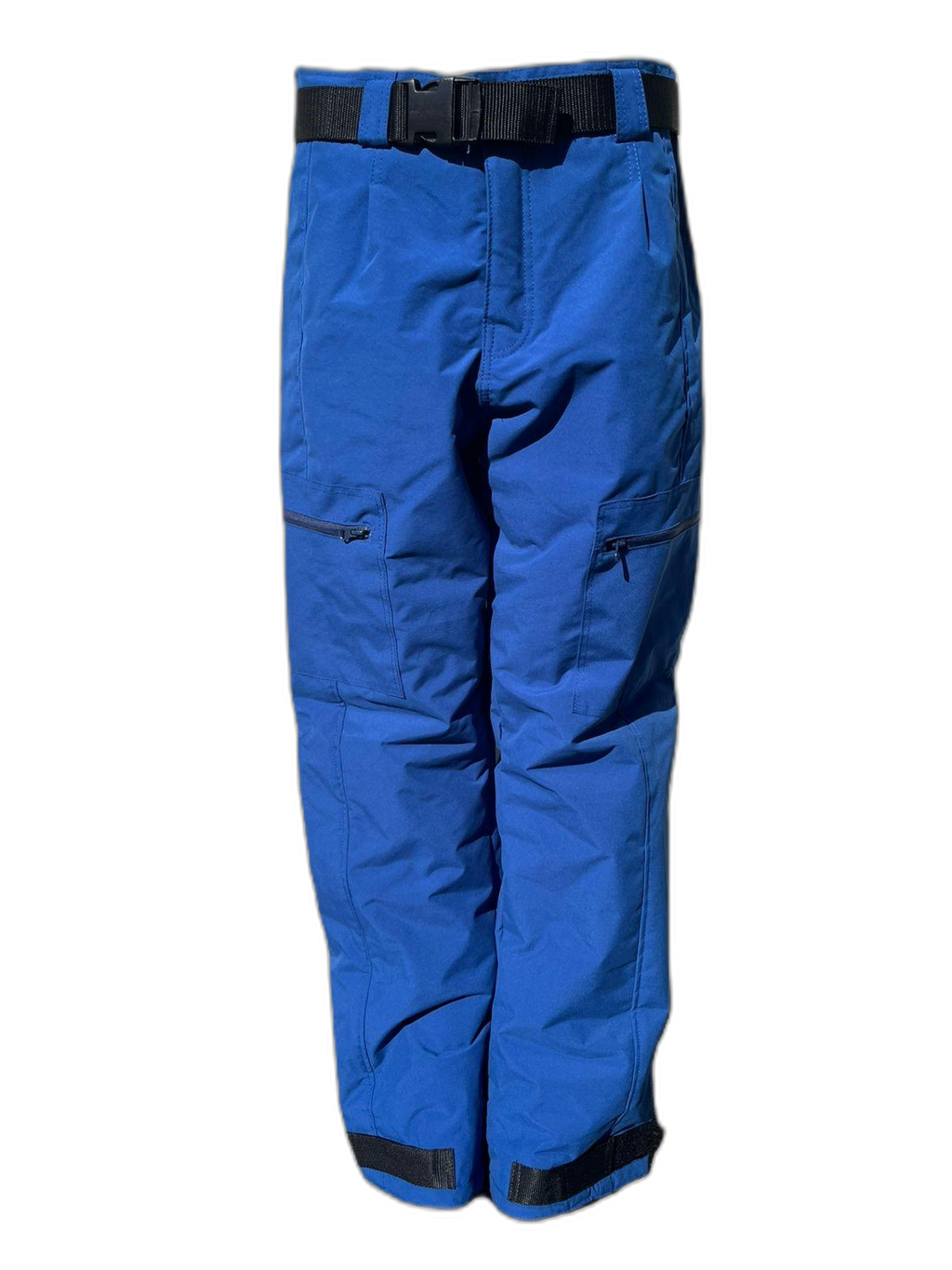 Womens Ski Pants Blue Front (background removed)