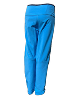 Womens Ski Pants Blue Softshell Back (background removed)