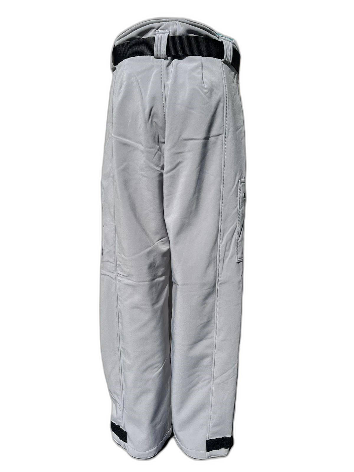 Womens Ski Pants Gray Back (background removed)