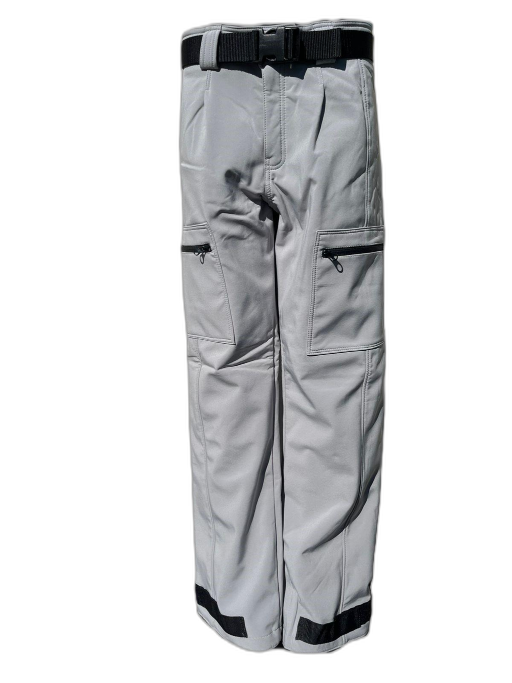 Womens Ski Pants Gray Front (background removed)