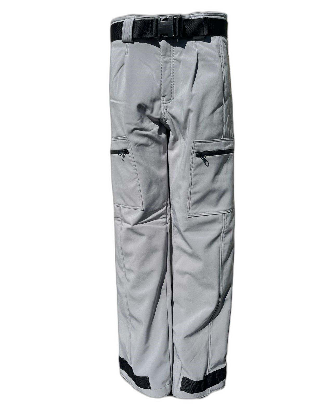 Womens Ski Pants Gray Front (background removed)