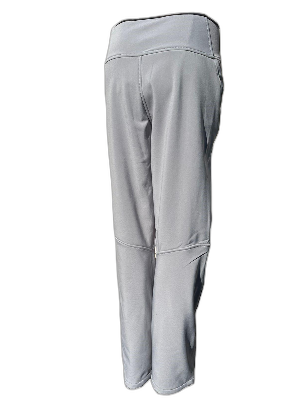 Womens Ski Pants Grey Softshell Back (background removed)