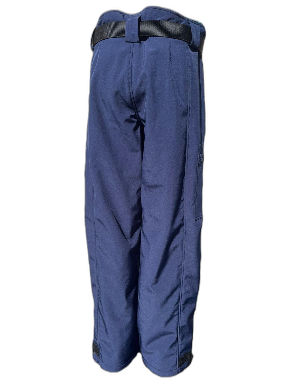 Womens Ski Pants Navy Back (background removed)