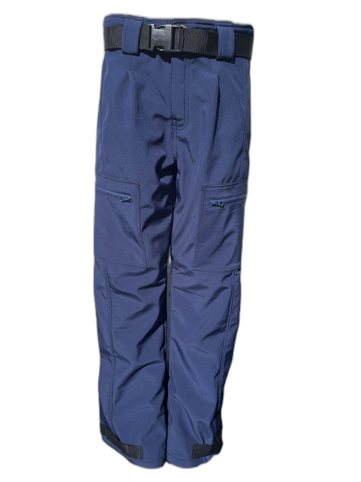 Womens Ski Pants Navy Front (background removed)
