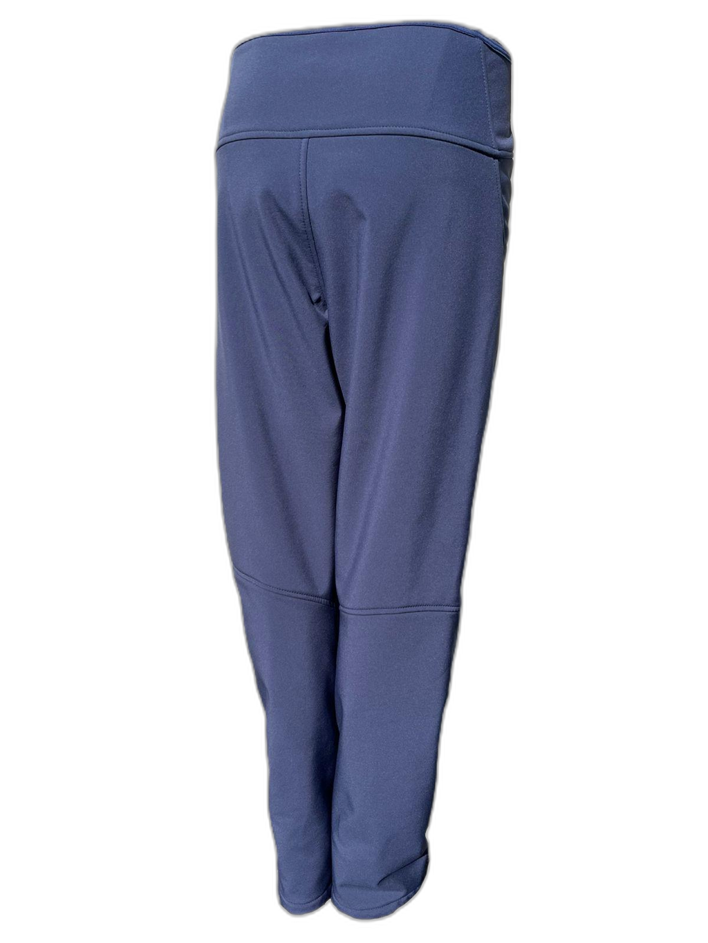 Womens Ski Pants Navy Softshell Back (background removed)