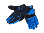 Xtrail Long Finger Cycling Gloves Blue (background removed)