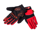 Xtrail Long Finger Cycling Gloves Red (background removed)